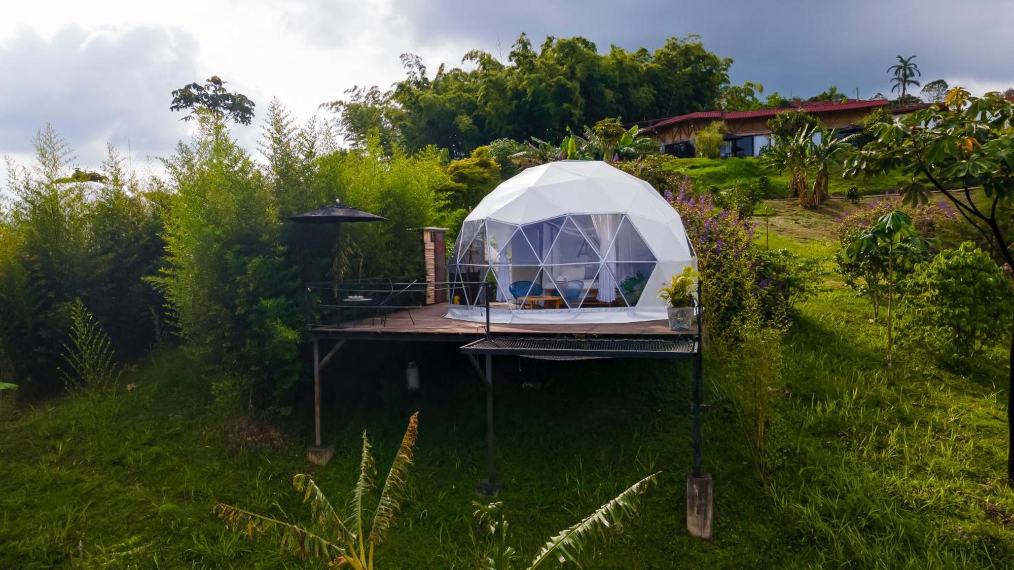 Ecohotel Monte Tierra Habitaciones Y Glamping 菲兰迪亚 外观 照片