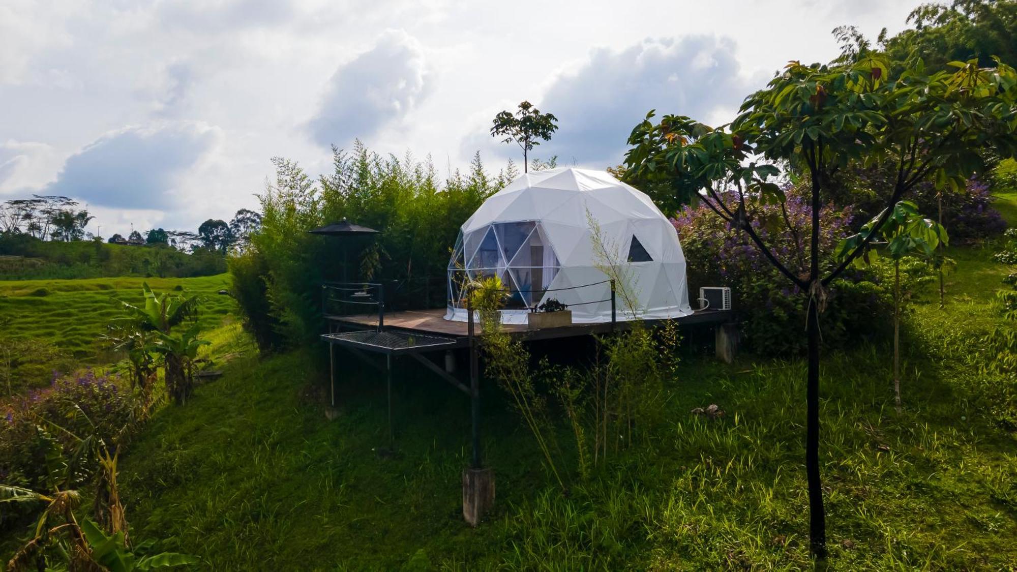 Ecohotel Monte Tierra Habitaciones Y Glamping 菲兰迪亚 外观 照片