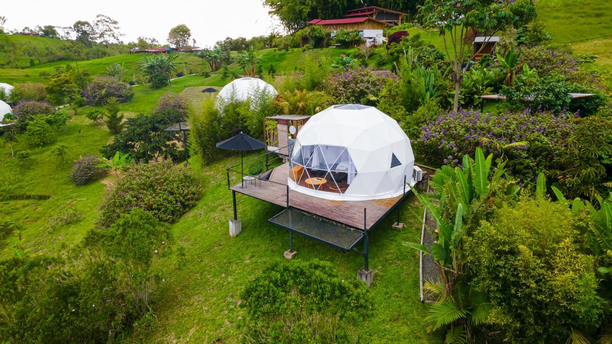Ecohotel Monte Tierra Habitaciones Y Glamping 菲兰迪亚 外观 照片