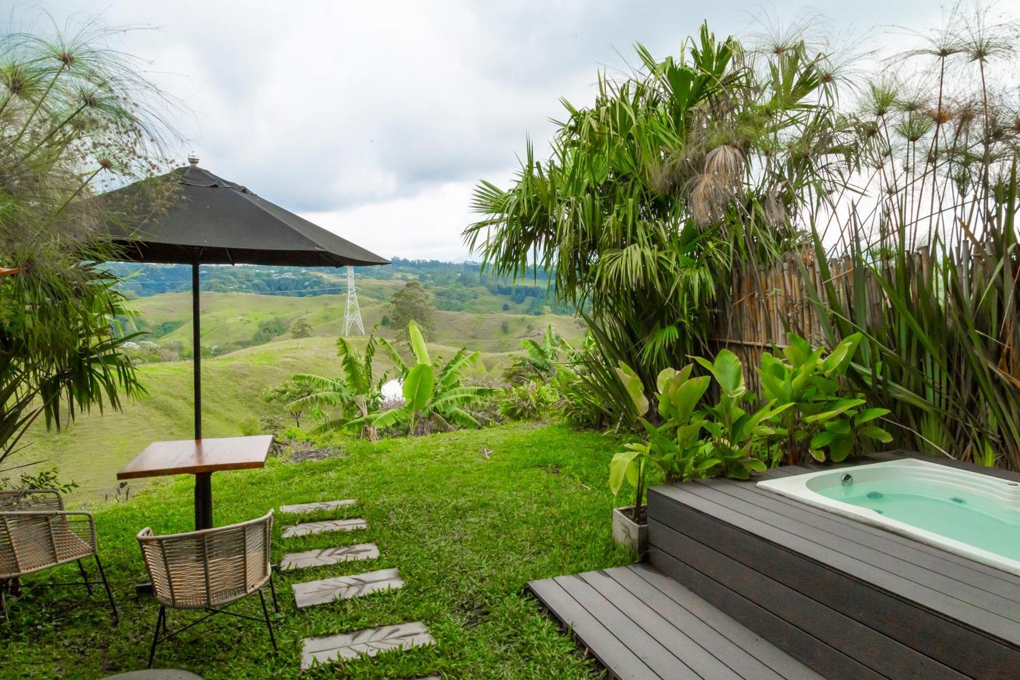Ecohotel Monte Tierra Habitaciones Y Glamping 菲兰迪亚 外观 照片
